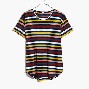 Madewell Women’s Whisper Crewneck Lennie Striped Tee